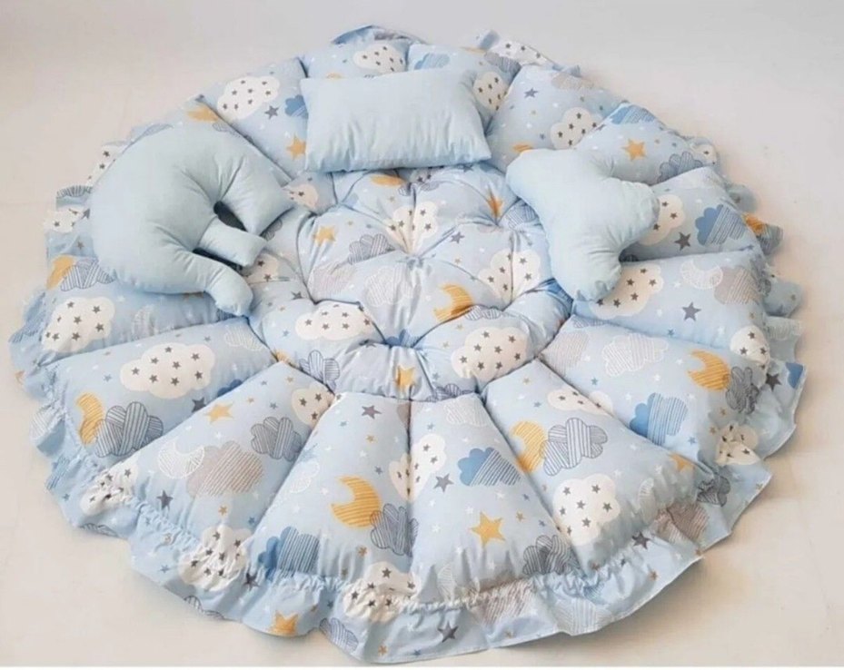 Bebek Uyku ve oyun minderi 100% Pamuk - Görsel 2