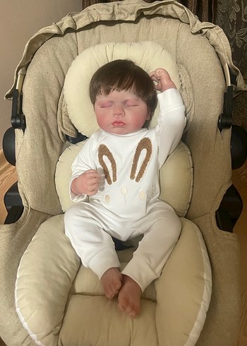 Reborn bebek tüm vücut silikon vinil 50 santim - Görsel 7
