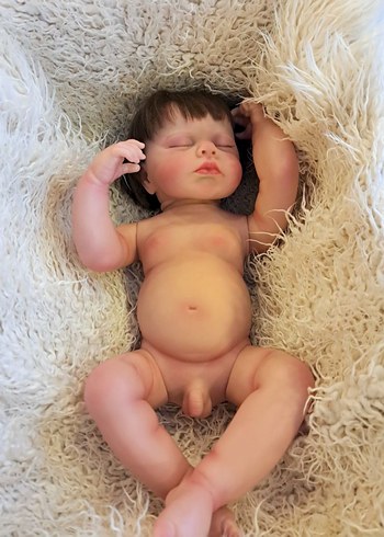 Reborn bebek tüm vücut silikon vinil 50 santim - Görsel 9