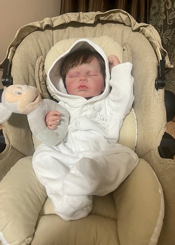 Reborn bebek tüm vücut silikon vinil 50 santim - Görsel 2