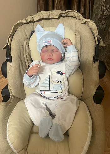 Reborn bebek tüm vücut silikon vinil 50 santim - Görsel 4