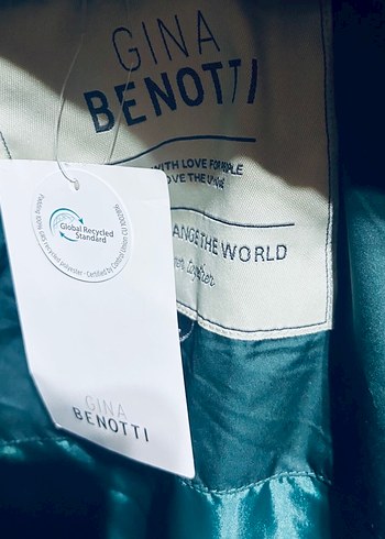 Zümrüt yeşili uzun pufer yelek kaz tuyu - Görsel 7