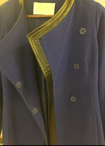 Saks rengi kaşmir  - Görsel 4