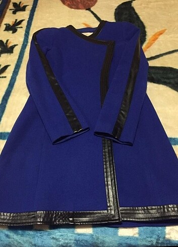 Saks rengi kaşmir  - Görsel 5