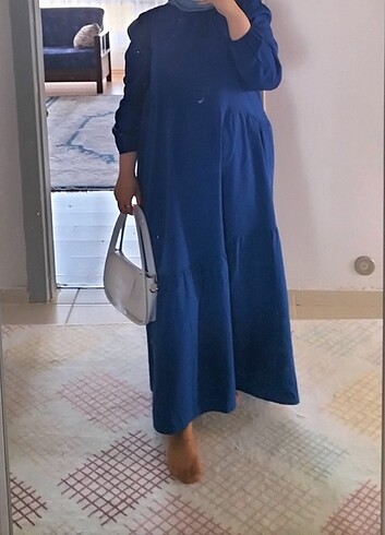 40 Beden Trendyol modest tesettür elbise 