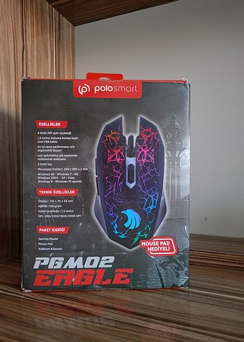 Diğer Polosmart Kırmızı Oyuncu Mouse Seti