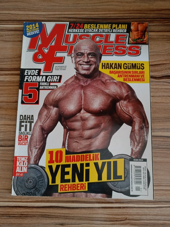 Muscle Fitness dergileri adet fiyatıdır - Görsel 5