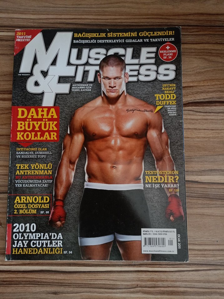 Muscle Fitness dergileri adet fiyatıdır - Görsel 3
