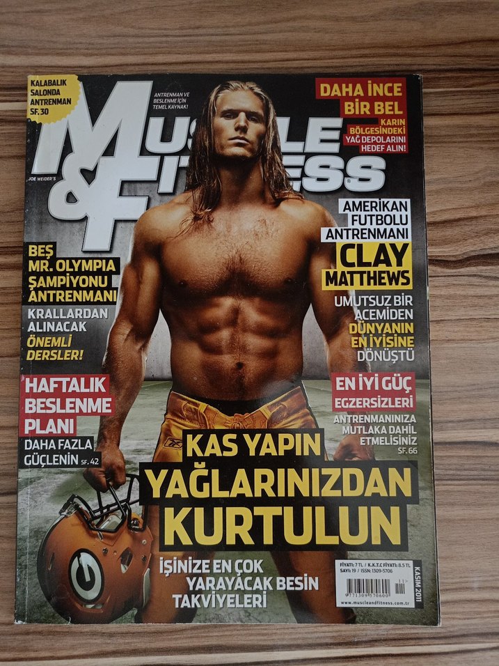 Muscle Fitness dergileri adet fiyatıdır - Görsel 2