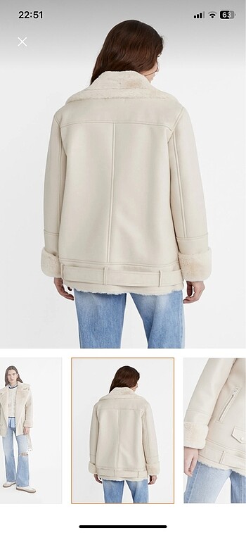 xl Beden Stradivarius biker ceket