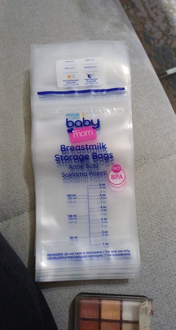 Anne Sütü Saklama Poşeti - Görsel 2