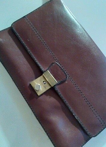 American Vintage Vintage antik a retro eski çanta portföy clutch cüzdan