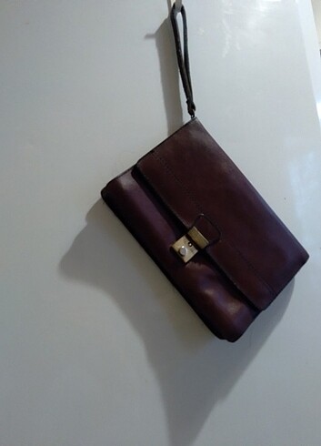 Vintage antik a retro eski çanta portföy clutch cüzdan 