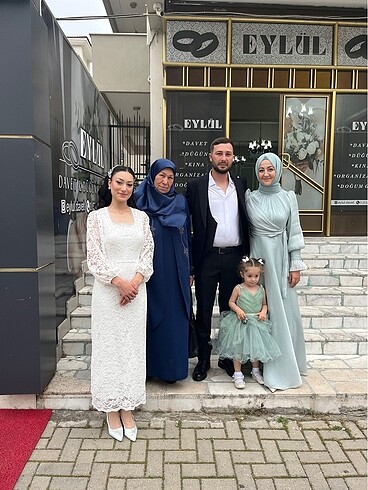 40 Beden yeşil Renk Mint yeşili elbise
