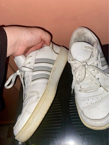 37 Beden beyaz Renk Adidas Hoops Model Ayakkabi
