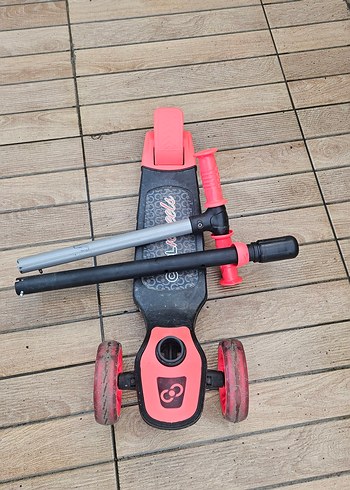 Renkli Kırmızı Çocuk Scooter'ı - Görsel 2