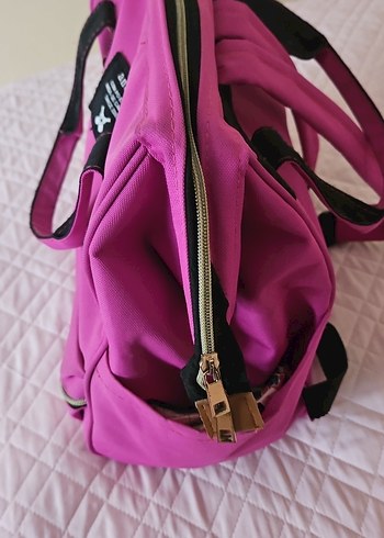 Pembe Baskılı Bebek Çantası - Görsel 3