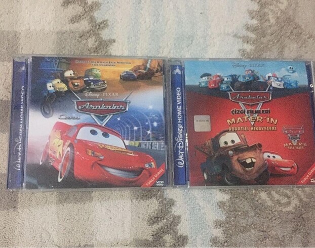 Disney arabalar dvd
