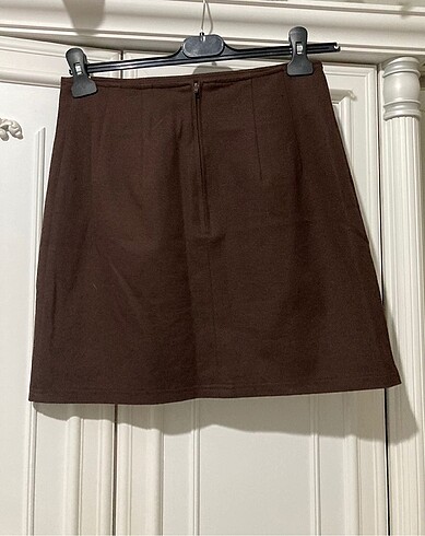 Zara Kahverengi mini etek