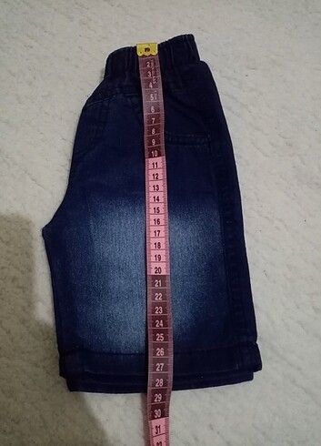 18-24 Ay Beden mavi Renk Kot şort