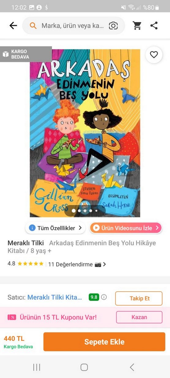 Arkadaş Edinmenin Beş Yolu Çocuk Kitabı - Görsel 3