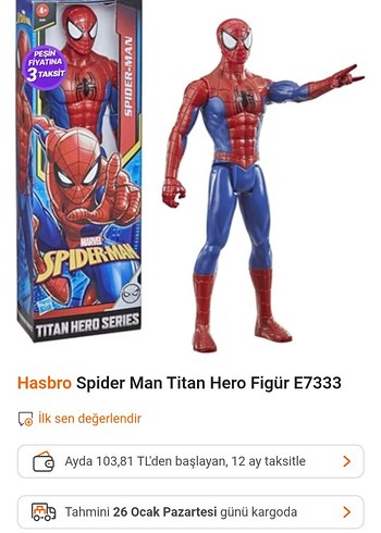 Hasbro örümcek adam 29 cm - Görsel 3