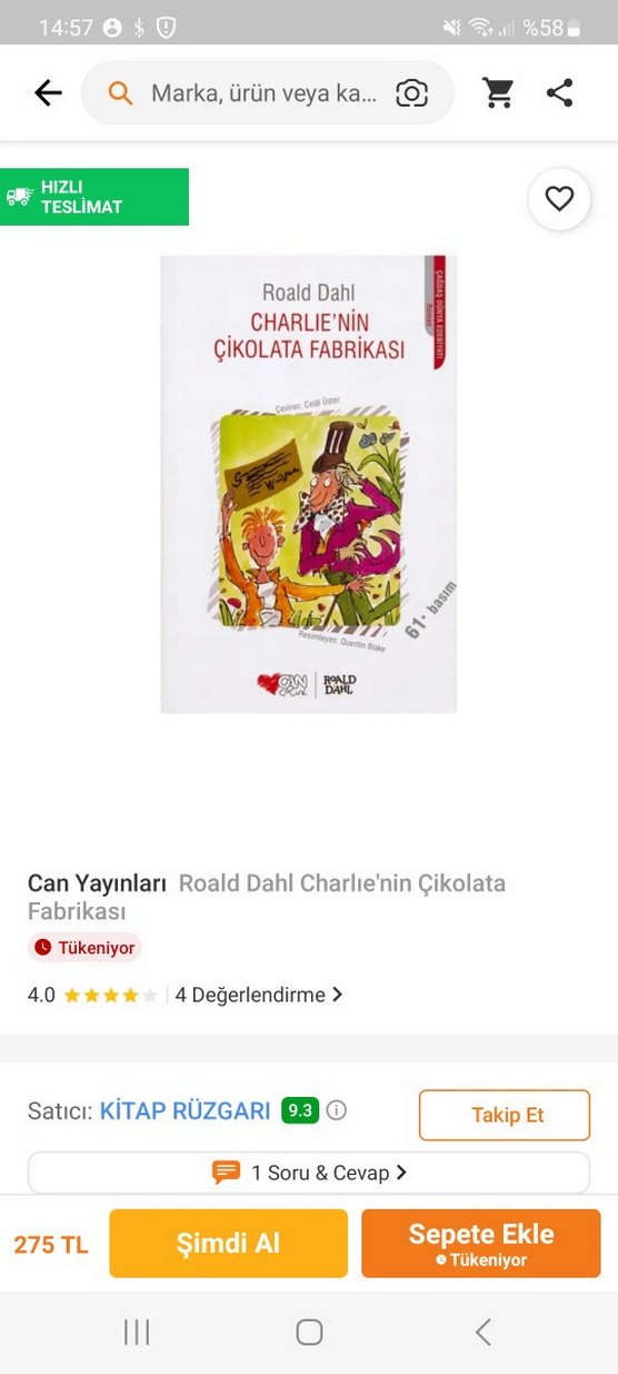 Charlie'nin Çikolata Fabrikası - Roald Dahl - Görsel 2