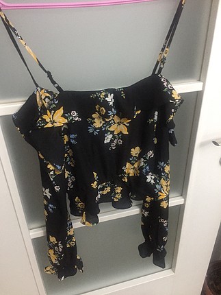 32 Beden H & M marka yeni sezon sıfır çok şık bluz 