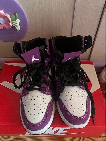 38 Beden mor Renk Nike Air Jordan Mor
