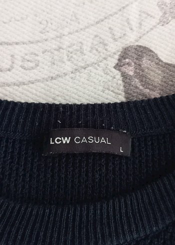 LC Waikiki Siyah Örgü Kadın Sweatshirt