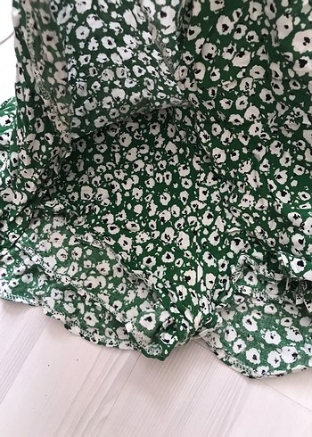 Işıltılı Yeşil Midi Hamile Şortu - Görsel 5