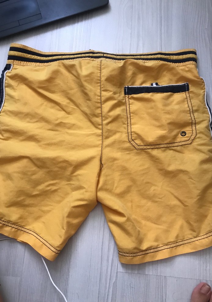 Sarı Mini Erkek Mayo Şort - Görsel 4