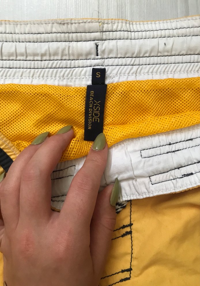 Sarı Mini Erkek Mayo Şort - Görsel 3