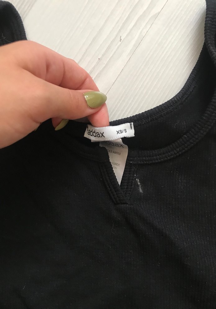 Siyah V Yaka Kolsuz Emzirme Atlet - Görsel 2