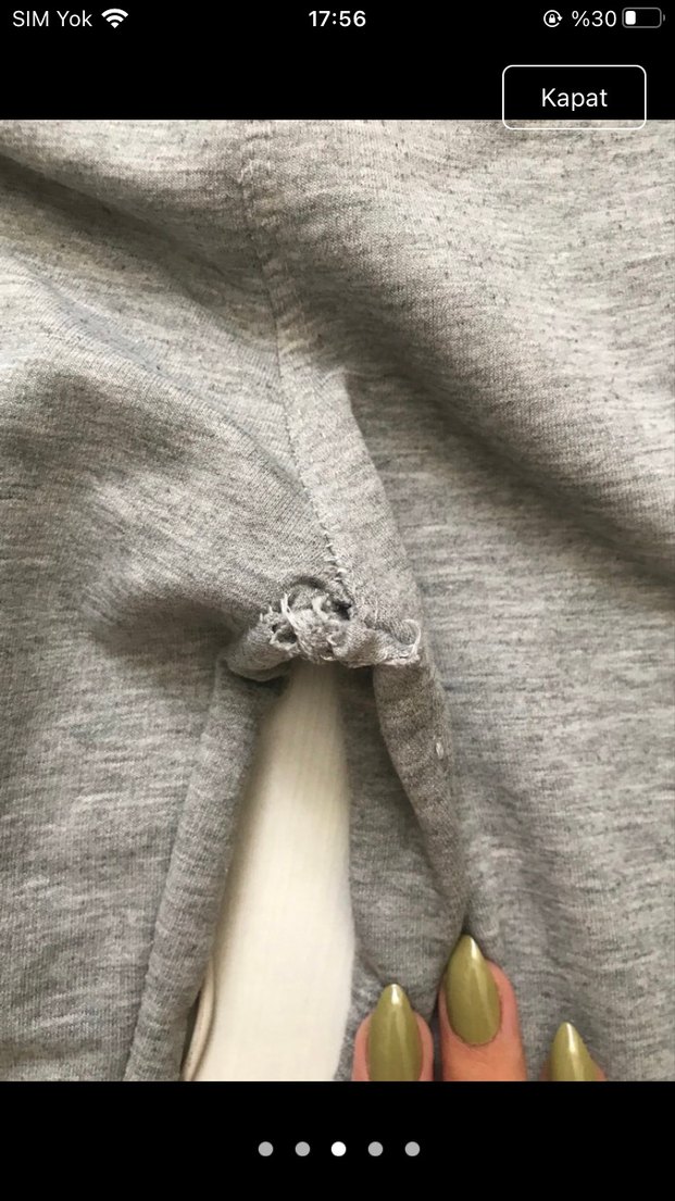 Gri erkek  Rahat Eşofman Altı - Görsel 3