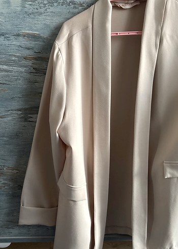 s Beden Bej Kadın Blazer Ceket