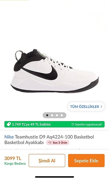 Nike team hustle d 9 (GS)