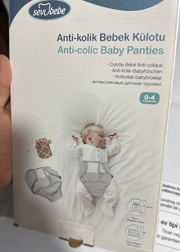 Sevibebe Anti-Kolik Bebek Külotu 0-4 Ay - Görsel 3