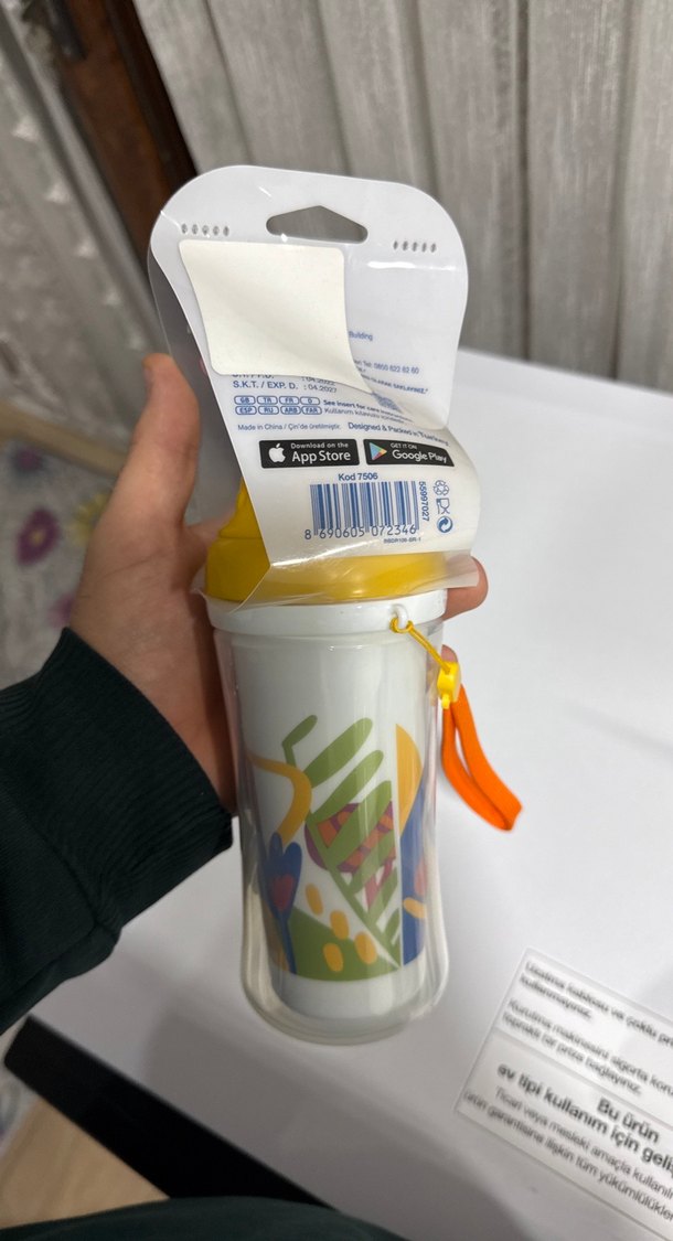 Bebédor Sarı Renkli Bebek Biberonu - Görsel 2
