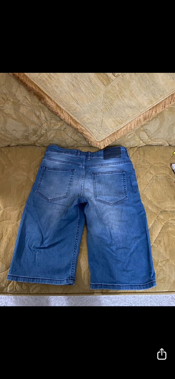 Erkek Kahverengi Rahat Midi Kot Şort - Görsel 2