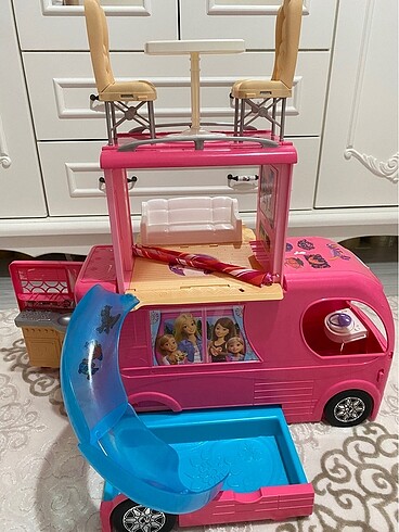  Beden Renk Pembe renk orjinal barbie bebek karavan