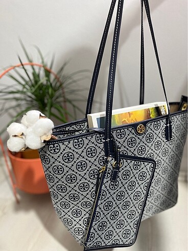 Tory Burch TORY BURCH T Monogram Fermuarlı Çanta