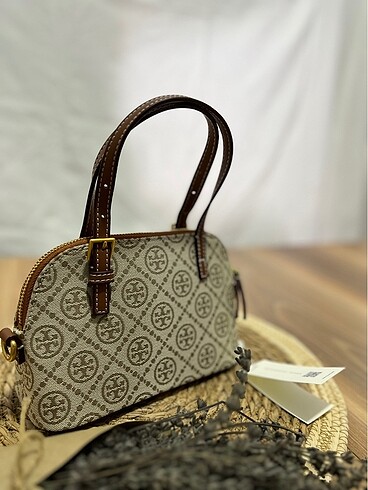 Beden TORY BURCH T Monogram Fermuarlı El Çantası