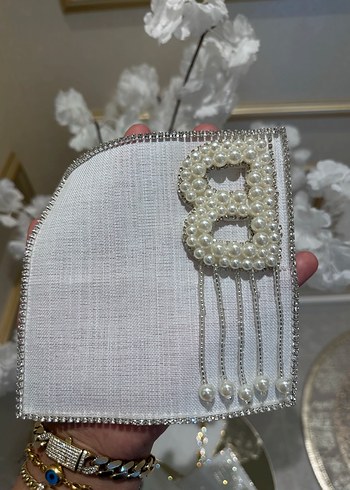  Boncuk İşlemeli sunum peçetesi kahve yanı Aksesuarları