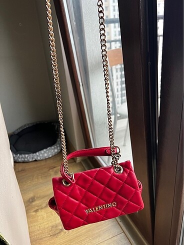  Beden kırmızı Renk Valentino kırmızı küçük omuz çantası
