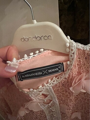 34 Beden Raisa Vanessa x Trendyol elbise