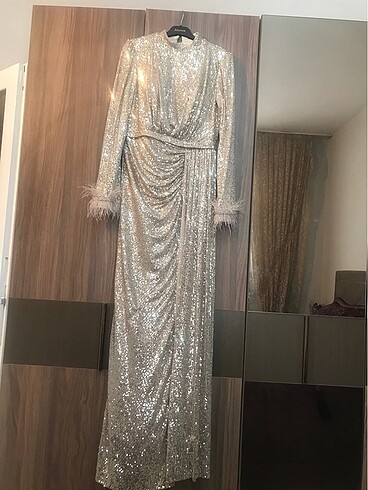 Tesettür kiralık abiye hiç giyilmedi beden sıkıntısından dolayı 