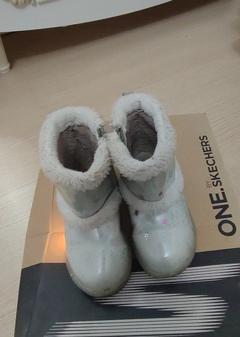 Beyaz Kız Çocuk Pastel Lastik Bot - Görsel 7