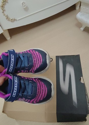 Mor Renkli Kız Çocuk Spor Ayakkabı Velcro - Görsel 5