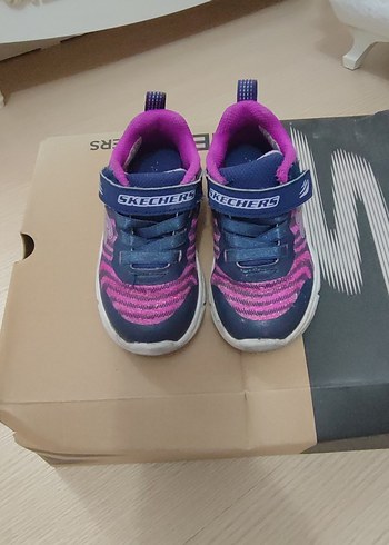 Mor Renkli Kız Çocuk Spor Ayakkabı Velcro - Görsel 4